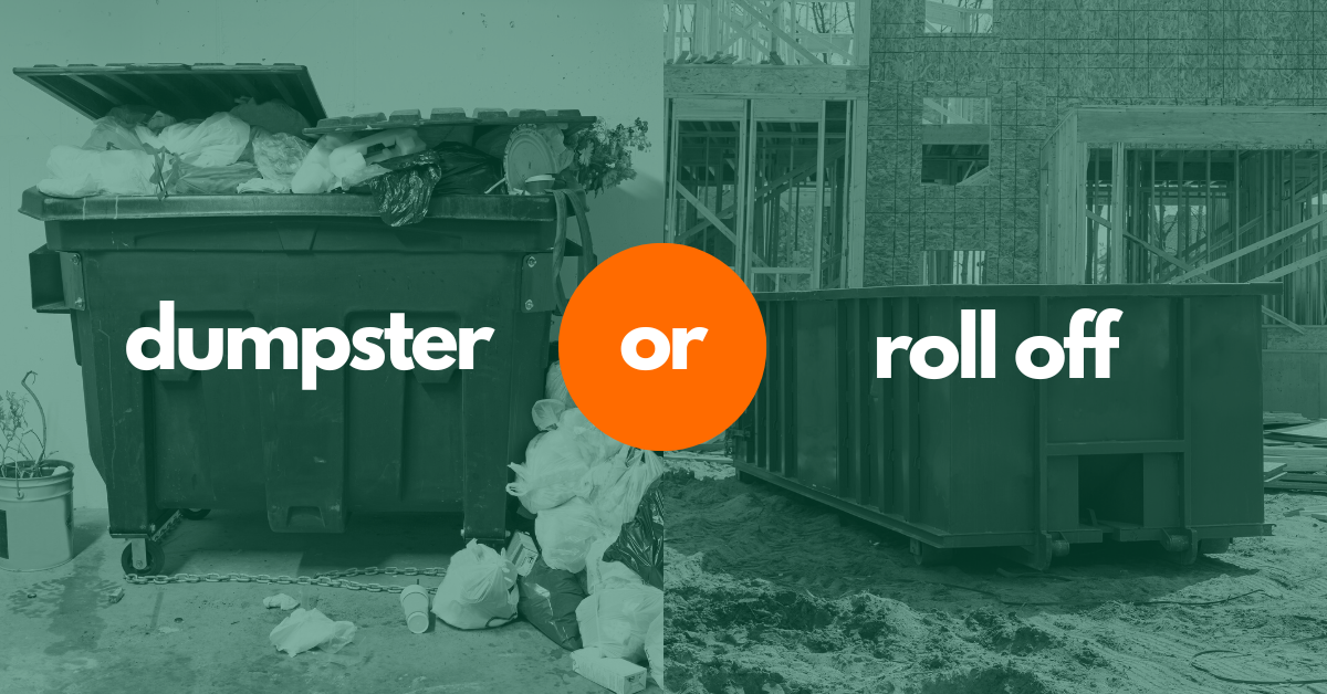 What's the Difference Between a Dumpster and a Roll Off?
